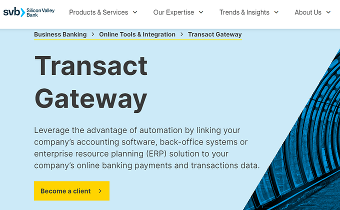 SVB Transact Gateway
