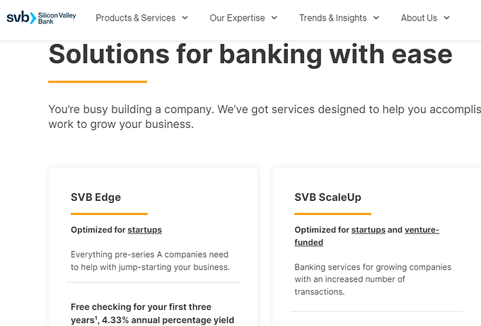 SVB Edge and SVB ScaleUp