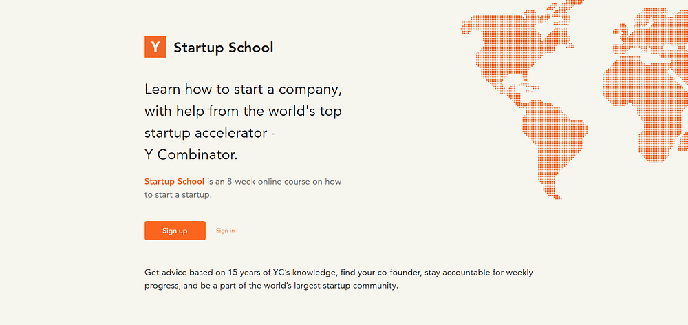 YCombinator’s Startup School