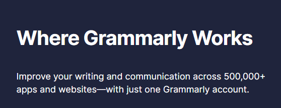 Grammarly Websites and App Integration