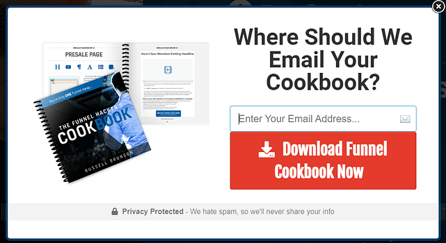 Cookbook Email Address