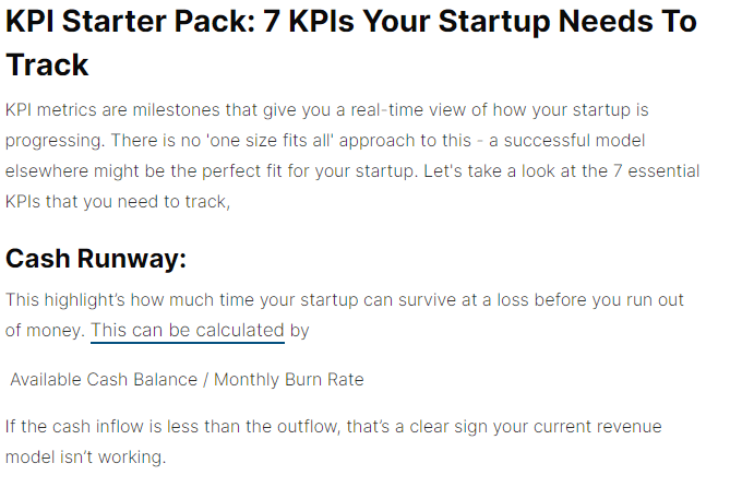 KPI Starter Pack